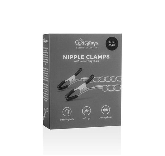 Zaciski na sutki Classic Nipple Clamps With Chain